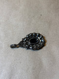 Elegant Black & Silver Pendant