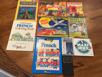 Homeschooling French Book Lot AA, 10 books