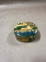 Kashmiri Paper Mache Bird Trinket Box