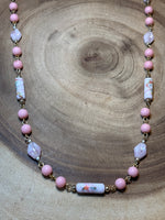 Pink Beaded Necklace