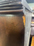 Antique Glass Front Cabinet with Drawer***HEAVY ITEM***READ DETAILS ON PICK UP POLICY***