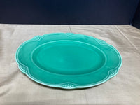 Homer Laughlin Green Serving Platter