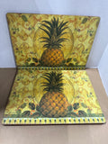 Pimpernel Golden Pineapple Cork Backed Placemats — Set of 4
