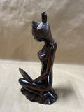 Hand Carved Balinese Lady Sculpture
