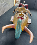 Ivory Coast Wooden Guru Tribal Mask