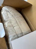 Sealed Westinghouse Beige Silky Flannel Reverse to Sherpa Warming Blanket