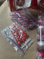 Red Ornament Lot