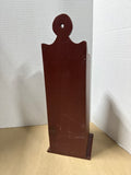 Primitive Wooden Pipe Box With Drawer