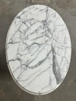Oval Marble Top Coffee Table