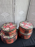 Floral Nesting Storage Boxes