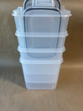 Lot Of 4 Plastic Kitchen Storage Containers