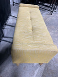 Mid Century Style Yellow Storage Bench by Degas Home Furnishings Co. Ltd.