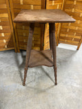 Antique Square Side Table/Plant Stand