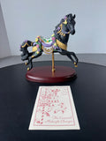 Lenox Carousel Collection Midnight Charger Horse
