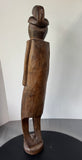 Large Heavyweight Vintage Lobi Bateba Hand Carved Wooden African Statue