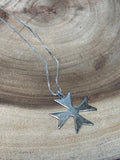 Sterling Necklace & Cross Pendant