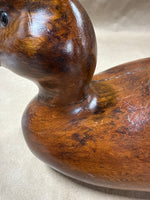 (A) Hand Carved Mallard Duck Decoy