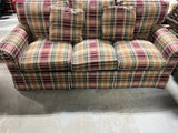 Sherrill Plaid Sleeper***HEAVY ITEM***READ DETAILS ON PICK UP POLICY***