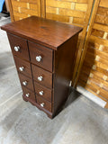 Country Primitive Style Apothecary Cabinet