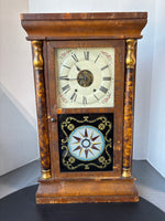 Vintage 8-Day Chime & Strike Clock with Pendulum