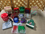 O- Christmas Gift Box Lot, 15 pc