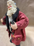 Golfing Santa Claus With Box