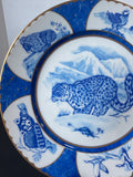 Leopard Lazuli by Lynn Chase Dinner Plate (4 AVAILABLE—PRICED INDIVIDUALLY AT $55 EACH) (B)