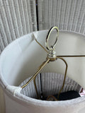 Pair of Large Vintage Brass 3-Way Table Lamps (WORKS)