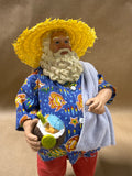 Santa Claus In Beach Clothing
