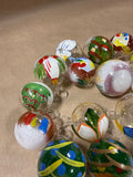 Lot Of Handpainted Small Christmas Ornaments