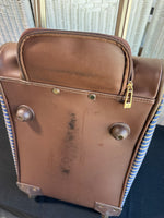 (A) London Fog Kensington Plaid Collection Wheeled Club Bag
