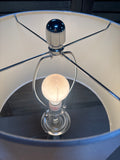 Table Lamp with Stacked Clear Orbs