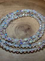 40” Aurora Borealis Crystal Necklace