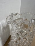 Crystal Cut Water Pitcher