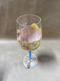 Textured Seaside Lolita Wine Glass With Case