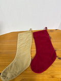 Christmas Needlepoint Stockings - Pair