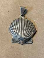 Silver Scallop Pendant (unmarked)