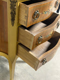 Antique French Provincial Painted Bedside Chest with (3) Drawers