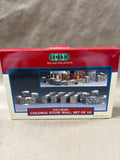 Christmas Village Colonial Stone Wall  — 10 Pieces // 2 Sets Available // *** PRICED INDIVIDUALLY ***