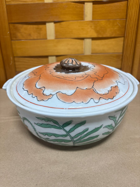 Asian Ceramic Server with Lid