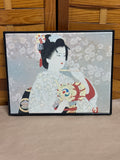 Geisha Print on Fabric