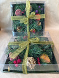 Holiday Greenery Decor - Pair - Appears Unused