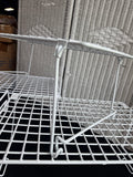 Trio of Vinyl Coated Metal Shelf Organizers