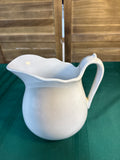 Royal Patent Ironstone White Pitcher