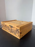 Mis En Bouteille French Wooden Wine Bottle Crate