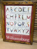 Colonial Williamsburg Hotch-Potch Alphabet Poster
