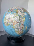 National Geographic 1976 Large Vintage Globe with Geometer