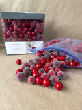 Cranberry And Frosted Cranberry Vase Fillers