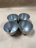 (A) Set Of 4 Revere Pewter Jefferson Cups