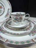 20-Piece Wedgwood England Kutani Crane China Set (2 AVAILABLE—PRICED INDIVIDUALLY AT $295 EACH SET) (A)